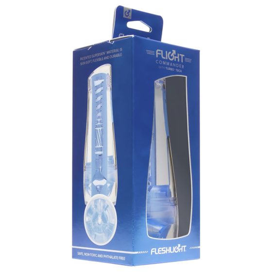 Fleshlight Flight Commander - masturbátor sání - modrý