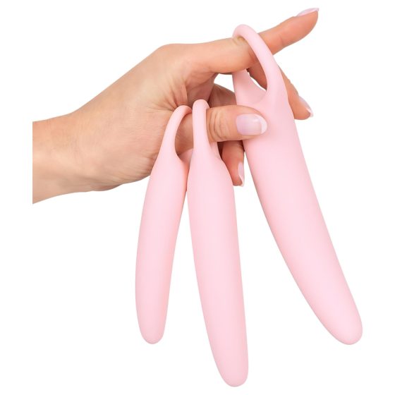 SMILE - Vaginal Trainers - sada dild - růžová (3 kusy)