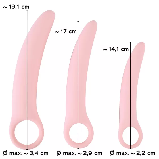 Smile Vaginal Trainers - sada vaginálních tréninkových pomůcek ve 3 velikostech (na posílení pánevního dna)
