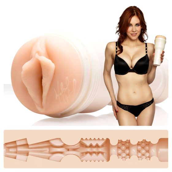 Fleshlight Maitland Ward - realistická umělá vagina (přirozený odstín)