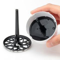   TENGA Aero - masturbátor ústa - extra silné sání - bílá/stříbrná