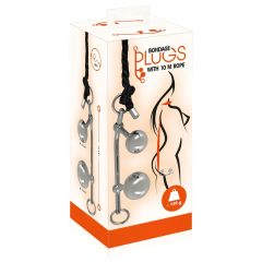You2Toys Bondage anální kolík (149g) + BDSM lano (10m)