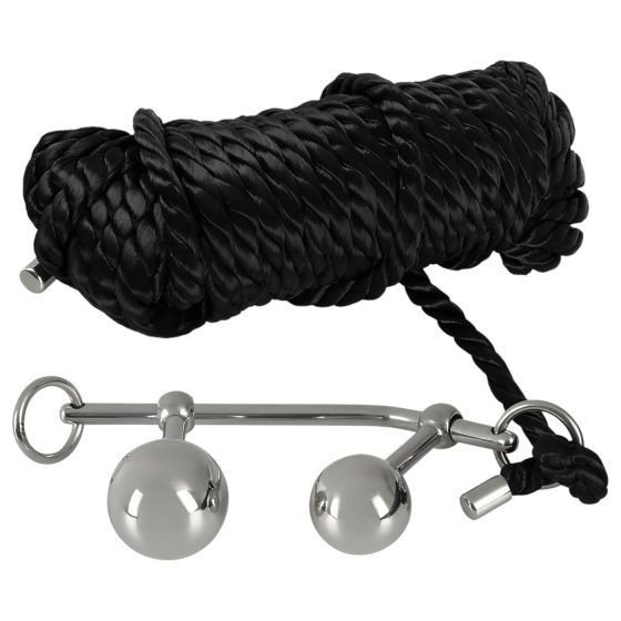 You2Toys Bondage anální kolík (149g) + BDSM lano (10m)