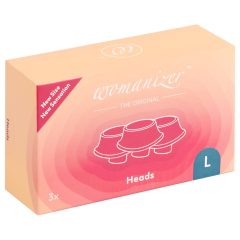   Womanizer L - náhradní sací hlavice sada - modrá (3 ks) - velká