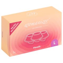   Womanizer L - Náhradní hlavice set - fialová (3 ks) - velká
