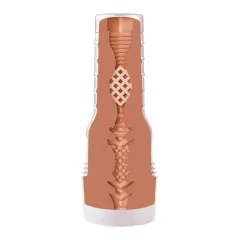   Fleshlight Autumn Falls Cream - realistická vagína - tělová barva