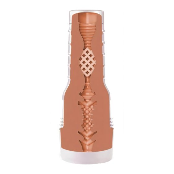 Fleshlight Autumn Falls Cream - realistická vagína - tělová barva