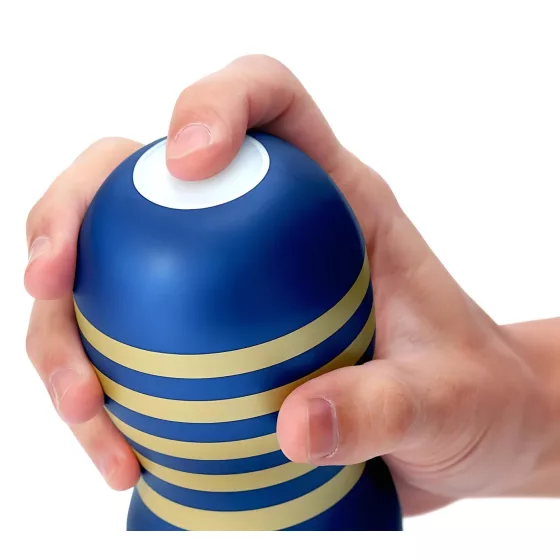 TENGA Premium Original - jednorázový masturbátor - modrý
