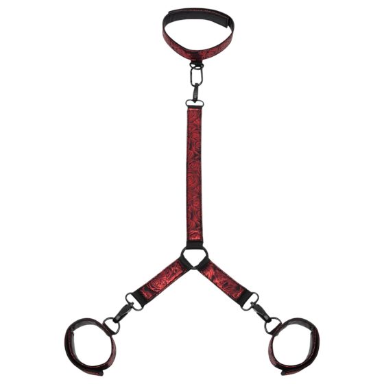 Padesát odstínů šedi - nákrční sada (černá-červená)