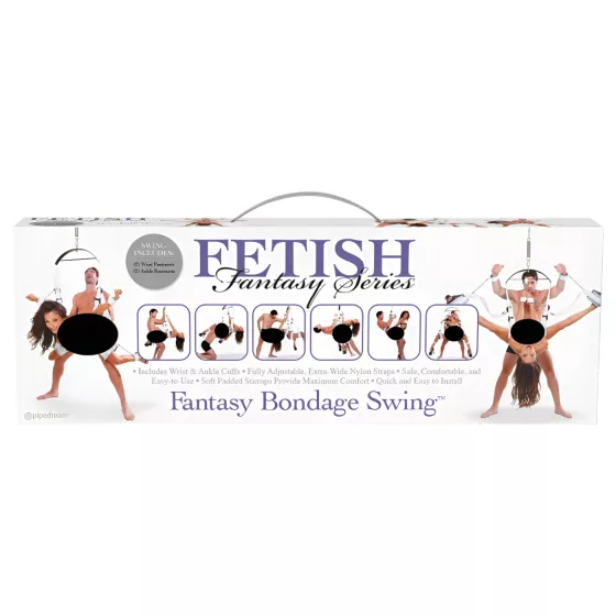 Fetish - BDSM houpačka na sex - bílá