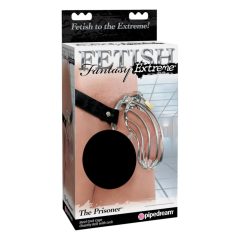 Fetish The Prisoner - kovová klec na penis (stříbrná)