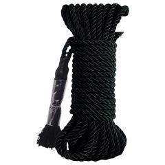 Fetish hedvábné lano - Shibari provaz - 10m (černé)