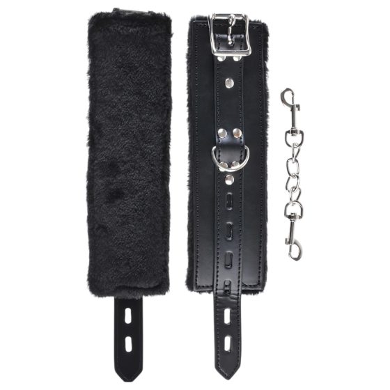 Fetish - pouta na ruce - měkká - černá