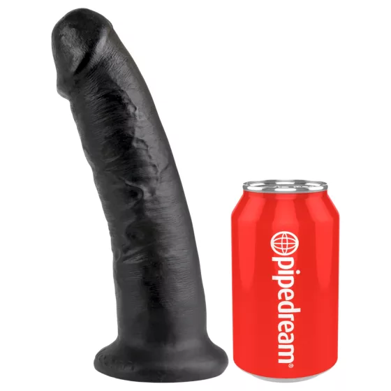 King Cock - dildo s přísavkou - realistický tvar - černá