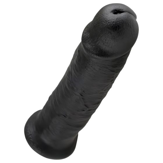 King Cock 10 - přísavný dildo (25 cm) - černý