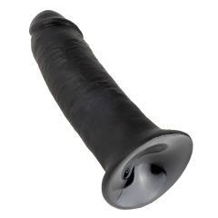 King Cock 10 - přísavný dildo (25 cm) - černý