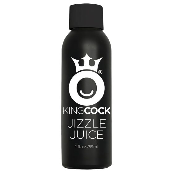 King Cock 10 - realistický stříkající dildo (25 cm) - přírodní