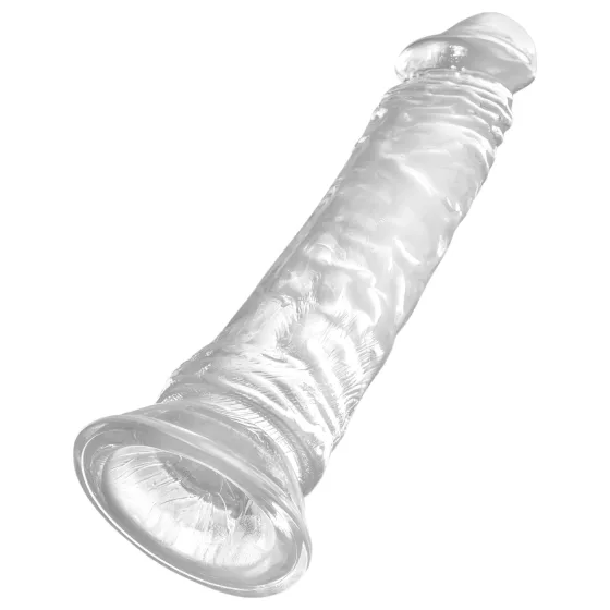 King Cock Clear 8 - velké dildo s přísavkou (20 cm)