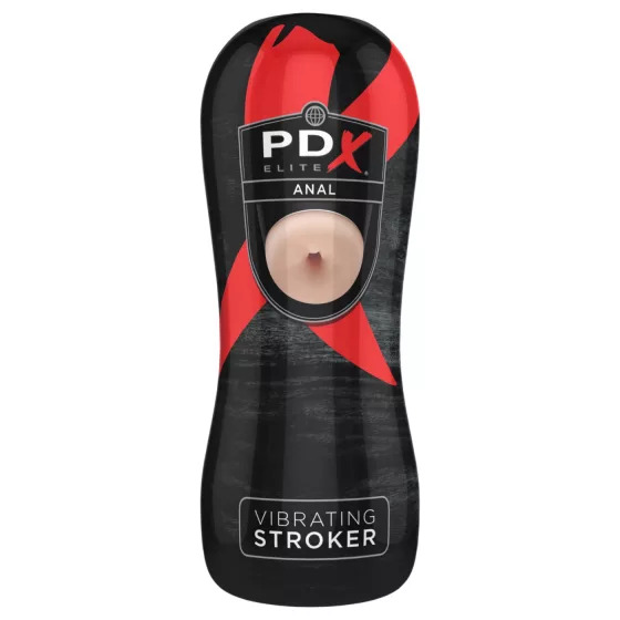 PDX Elite - vibrační anální masturbátor (přírodní)