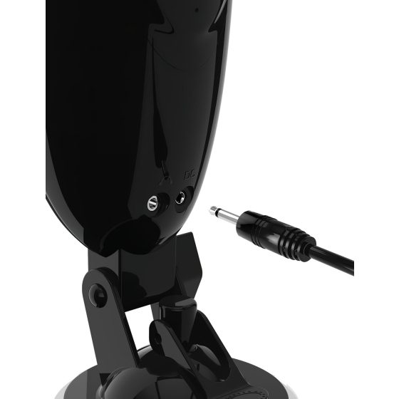 PDX Elite - vibrační masturbační umělá vagína - černá