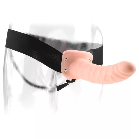 Fetish Fantasy - připínací duté dildo (tělové barvy)