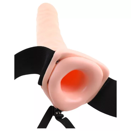 Fetish Fantasy - připínací duté dildo (tělové barvy)