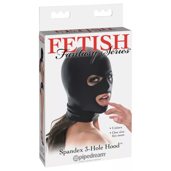 Fetish Fantasy - bondážní kukla na orální sex (černá)