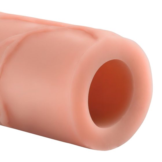 X-TENSION Perfect 1 - realistický návlek na penis (17,7 cm) - přírodní