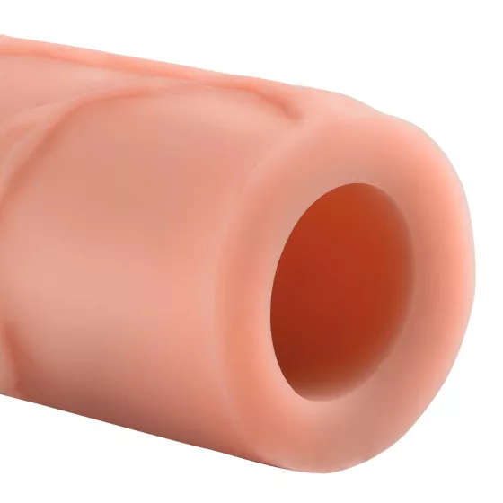 Pipedream - X-TENSION Mega 3 - realistický návlek na penis (22,8 cm, tělová barva)