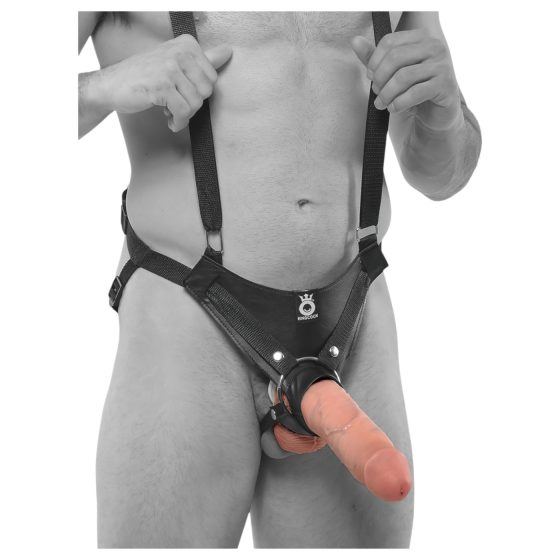 King Cock Strap-on 10 - dutý připínací dildo 25 cm