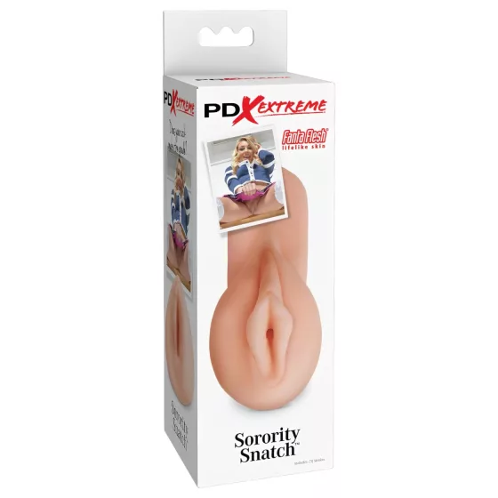PDX Sorority Snatch - realistická umělá vagína masturbátor (přírodní)