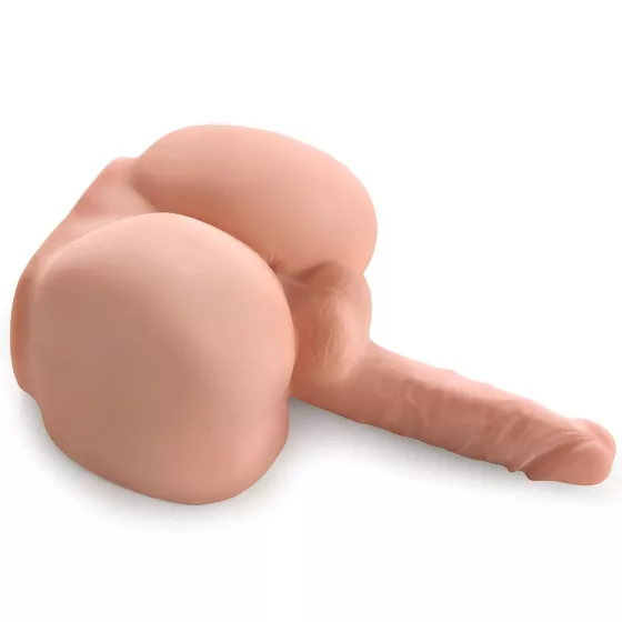 PDX Dirty Talk - realistický masturbátor zadek s dildem - tělová