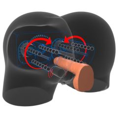   PDX Elite Milk Me Silly - vibrační torzo masturbátor (přírodní)