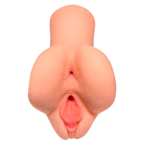 PDX Vyberte si potěšení - 2v1 realistický masturbátor (přírodní)