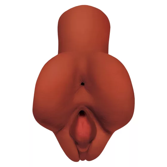 PDX Pick Your Pleasure - 2v1 realistický masturbátor (hnědý)