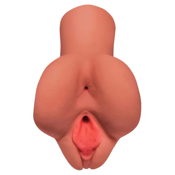 PDX Pick Your Pleasure - 2v1 vagína a zadeček masturbátor (přírodní)