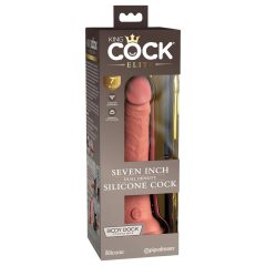   King Cock Elite 7 - přísavkový, realistický dildo (18 cm) - tělový