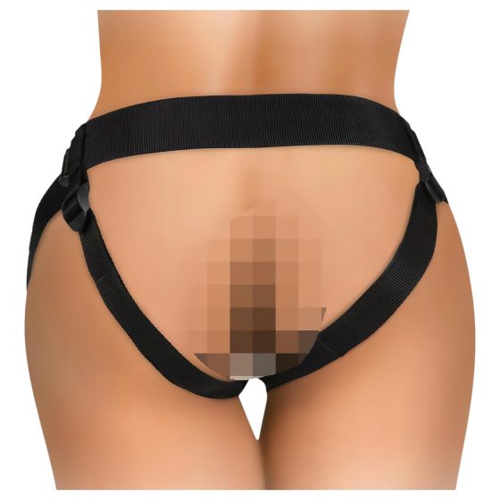 King Cock Elite Beginner's - připínací dildo (černé)