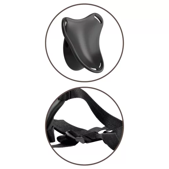 King Cock Elite Beginner's - strap-on postroj - černý