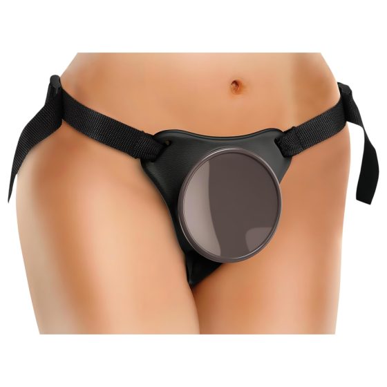King Cock Elite Comfy Body Dock - připevnitelný postroj (hnědý)