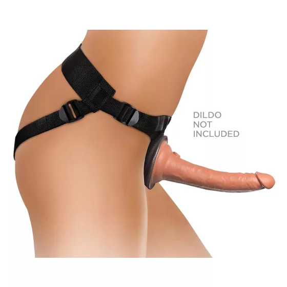 King Cock Elite - připínací postroj - komfortní sada - hnědá