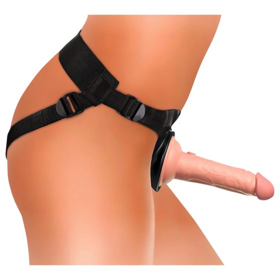 King Cock Elite Beginner's - připínací dildo (přírodní)
