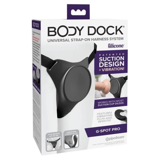 Body Dock G-Point Pro - nabíjecí spodky pro připínací produkty (černé)