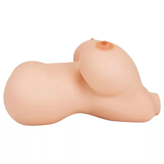 PDX Big Titty - realistický torzo s velkými prsy - tělová barva