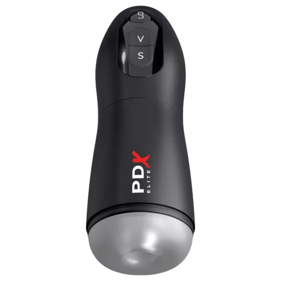 PDX Suck-O-Matic - akumulátorový, automatický masturbátor (černý)