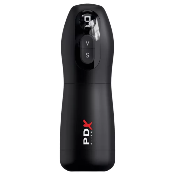 PDX Suck-O-Matic - akumulátorový, automatický masturbátor (černý)