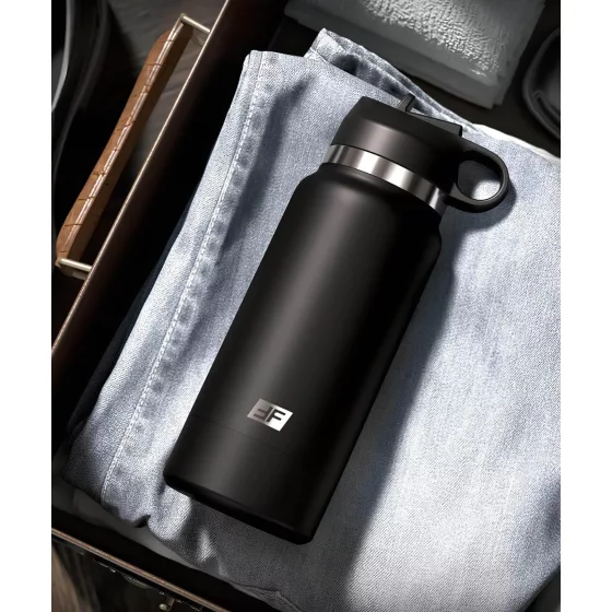 PDX - Fap Flask Thrill Seeker - masturbátor v láhvi (černý)