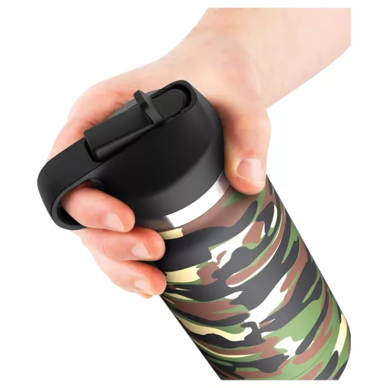 PDX - Fap Flask Happy Camper - masturbátor v láhvi (zeleno‑černý)