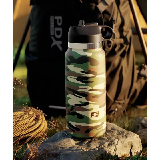 PDX - Fap Flask Happy Camper - masturbátor v láhvi (zeleno‑černý)