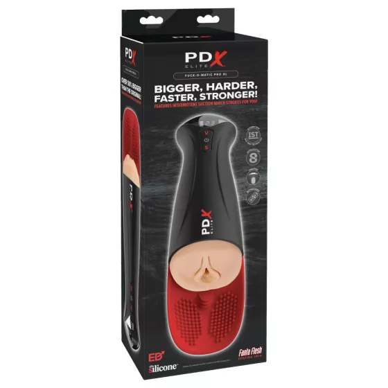 PDX Elite Fuck-O-Matic Pro XL automatický sací masturbátor - černý